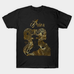 Aries Zodiac Sign T-Shirt